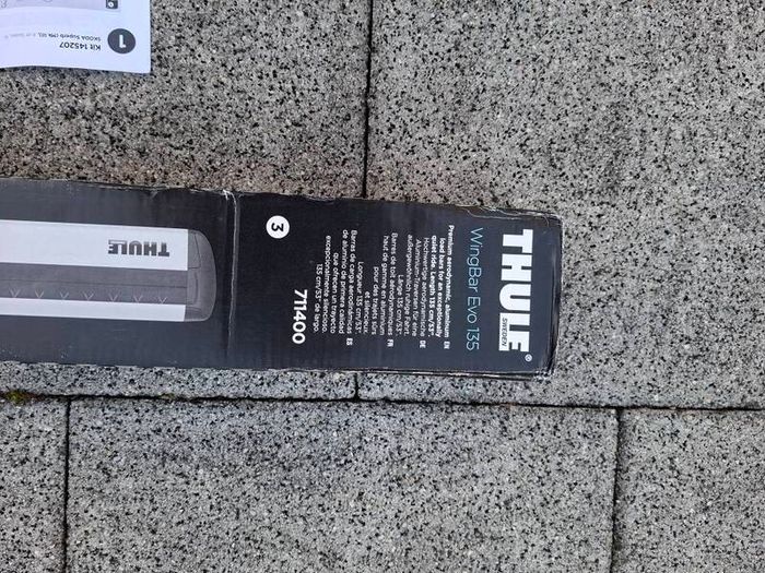 Thule Wingbar Evo 135, Footpack and Fitting Kit