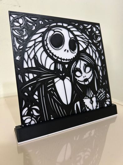 Jack & Sally Decorative Panel