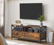 New TV Unit Display With 2 Drawers - FREE P&P