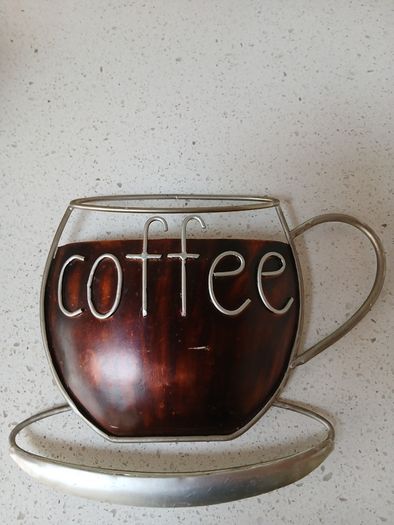 Large Cast Iron Coffee Sign - Only 30