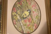 Signed framed watercolour free postage