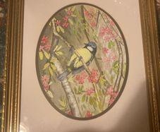 Signed framed watercolour free postage