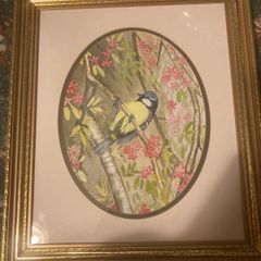 Signed framed watercolour free postage