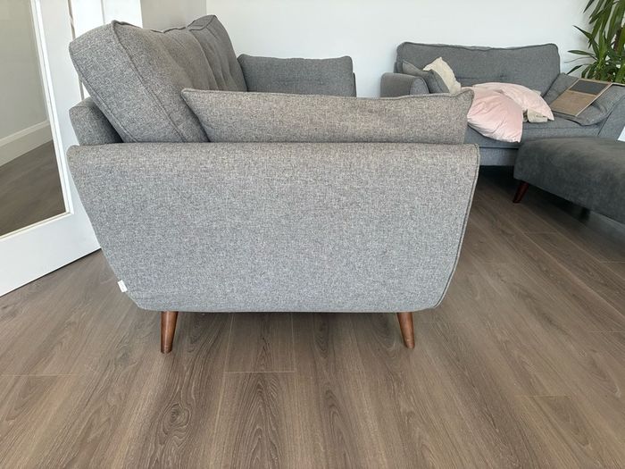 Zinc DFS Sofa Set (3 Seater + Cuddler)