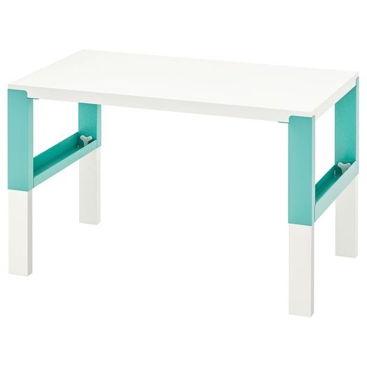 DESK IKEA PAHL desk 128cm X 58cm X (72cm/66cm/59cm)