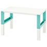 DESK IKEA PAHL desk 128cm X 58cm X (72cm/66cm/59cm) Image 7