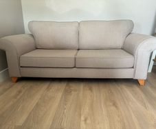3 seater, 1 seater, 2 foot stools