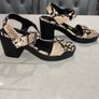 womans snake skin sandals Image 2