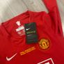 Brand new retro kit manUnited 2008 final kit zize 16 kids Image 3