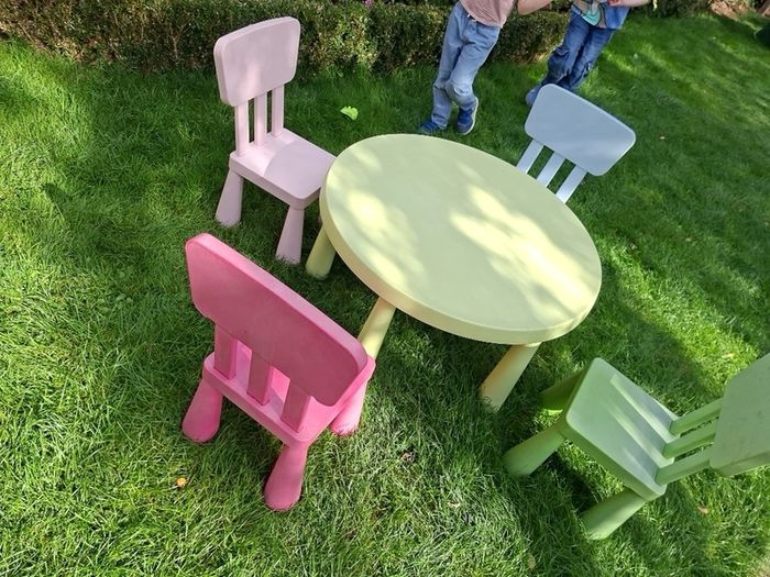 Ikea kids table and chairs