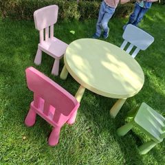 Ikea kids table and chairs