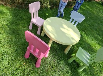 Ikea kids table and chairs