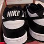 Black/White Nike Dunks UK 5 Image 6