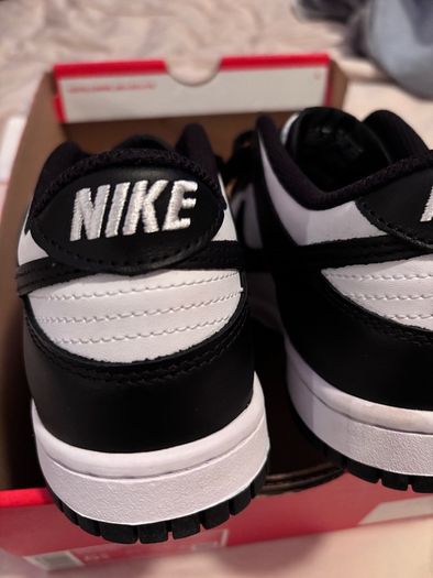 Black/White Nike Dunks UK 5
