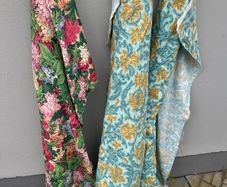 Rolls of fabric