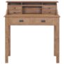 Desk 90x50x100 cm Solid Teak Wood Image 3