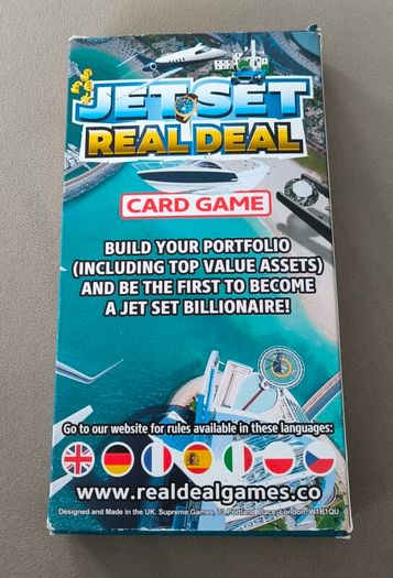 Jet Set Real Deal Card Game,New