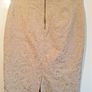 BSB Collection Womens Cream Skirt Lined Size 46 UK14 Pattern 32" Waist CAN POST Image 3