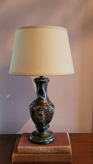 Vintage marble tablelamp