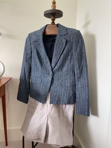 Tailored linen jacket Size 10