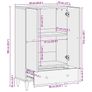 Highboard 60x33x100 cm Image 9