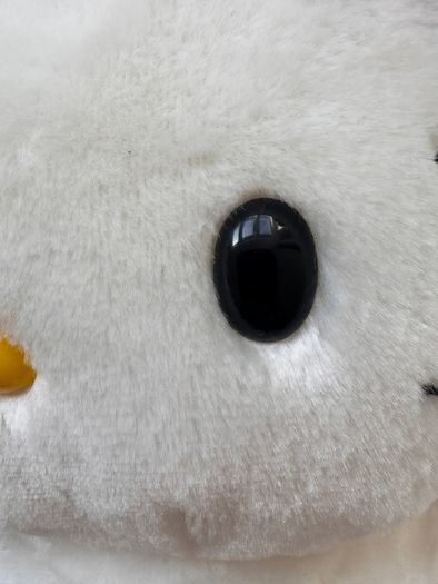 Build A Bear Hello Kitty With Heart Bow Sanrio 2010 red marks on the fur approx. 45 cm. Used Please see photos