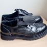 Tassle Trim Black Brogue Loafers Image 3