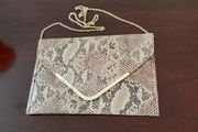 Envelope Clutch With Chain Strap. New