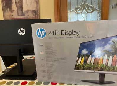 HP 24fh Ultraslim Full HD Monitor (1920 x 1080) 23.8 Inch