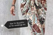 women's dress / paisley shirt dress