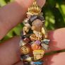 Vintage women's quartz watch "Visage" with natural stones. Image 5