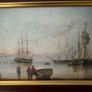 Pair of Vintage Framed Dutch Maritime Oleograph Prints (35 x 26 cm) Image 3
