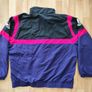 adidas jumper windbreaker top vintage look size L pink purple black Image 5