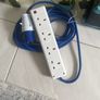 2 camping chairs 1 camping table and 1 power cord extension 5M for camping plug. Image 5