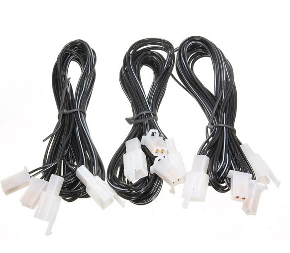 12V 6 Amber LED Flashing Grill Lights Bar Strobes Warning Lights