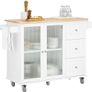 Kitchen Island  Trolley on Wheels Kitchen upgraded design Image 2