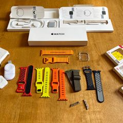 Apple Watch SE 2nd Gen GPS 40mm Starlight Extras 14pc New Charger Case Strap Band Professional Office Work Lifestyle Fitness Outdoors Elegant Party Event Magnetic Ocean