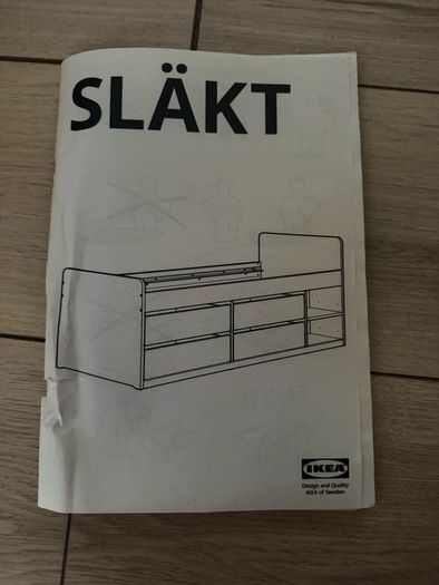 Single bed with storage