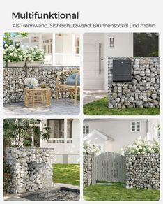 DIY Gabion baskets (x 10) 100x80x30 - FREE P&P