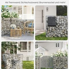 DIY Gabion baskets (x 10) 100x80x30 - FREE P&P