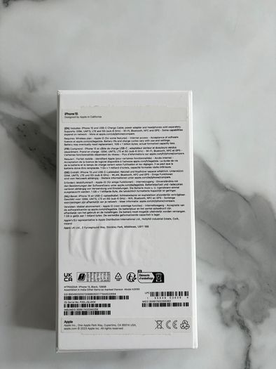 iPhone 15 Black 128GB