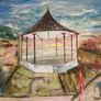 XL Original Painting of Bray Bandstand Wicklow Ireland Original Irish Art Image 2