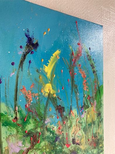 Original Painting Irish Floral art flowers