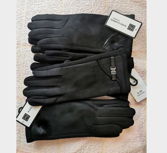 Classy Leather Look Gloves (new/with tags) - nice gift idea