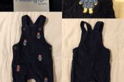 Paddington Bear Blue Corduroy All In One Dungaree,s
