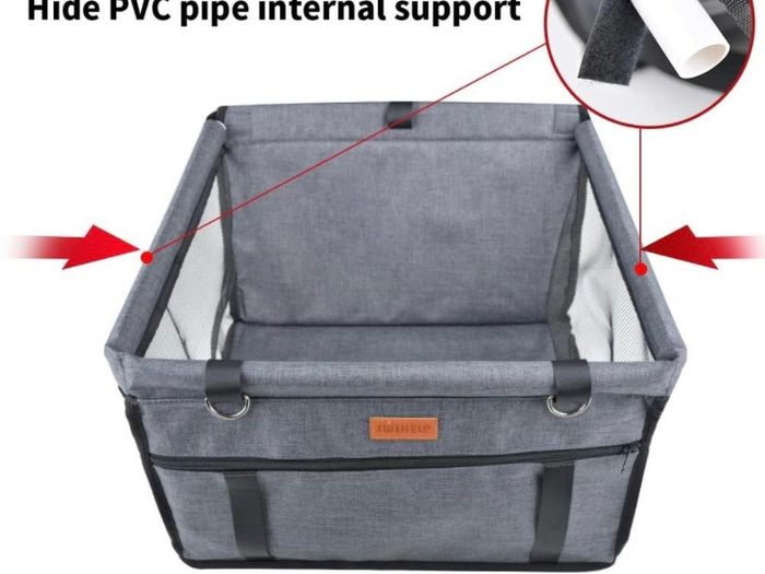 Pet Car Booster Seat Travel Carrier Cage, Oxford Breathable Folding Soft Washable Travel Bags for Dogs Cats Small Pet MULTIPLE COLOURS AVAILABLE (FREE POSTAGE)