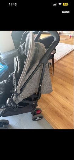 Sliver Cross Reflex stroller