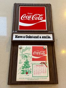 Coca Cola 1976 American Calendar Rare