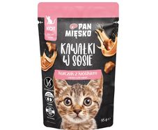 Mr Meaty Wet food for cat Chunks in gravy Chicken with Rabbit 85g (kitten)