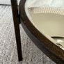 Aged Bronze Glass Side Table Image 5